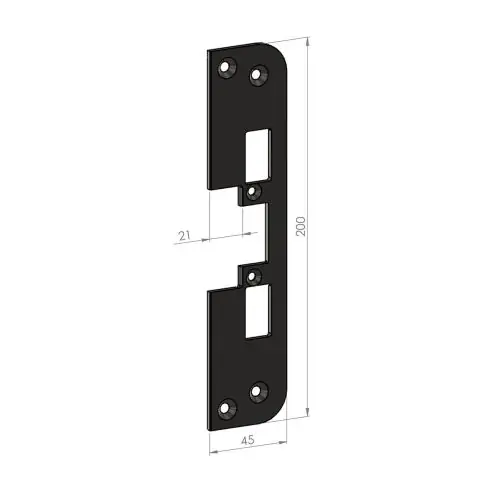 SAFETRON SA87-21 Monteringsstolpe Extra rabatt
